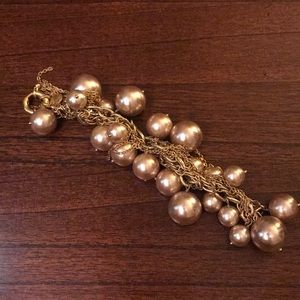 JCrew assorted pearl bracelet